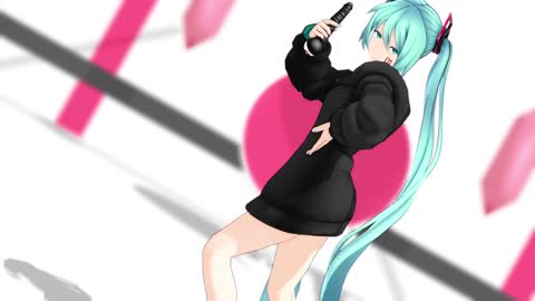 性感初音未來Miku舞蹈 MMD日本動漫3D
